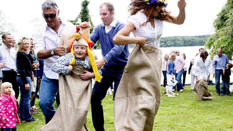 Sommarfest med personalen