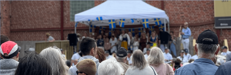 Nationaldagen i Gustavsbergs hamn